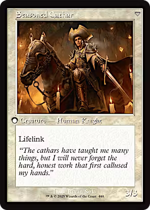 Ambitious Farmhand // Seasoned Cathar (Retro Frame) [Innistrad Remastered] [Foil]