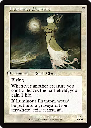 Lunarch Veteran // Luminous Phantom (Retro Frame) [Innistrad Remastered] [Foil]
