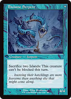 Biolume Egg // Biolume Serpent (Retro Frame) [Innistrad Remastered] [Foil]