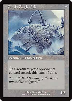 Grizzled Angler // Grisly Anglerfish (Retro Frame) [Innistrad Remastered] [Foil]