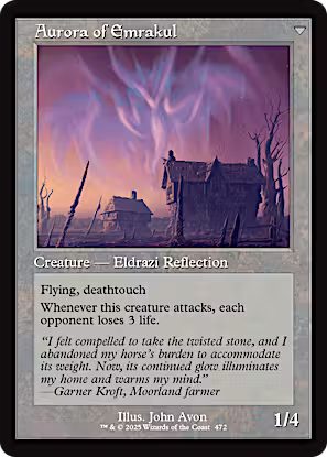 Cryptolith Fragment // Aurora of Emrakul (Retro Frame) [Innistrad Remastered] [Foil]