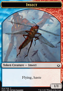 Champion of Wits // Insect Double-Sided Token [Hour of Devastation Tokens]