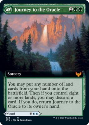Jadzi, Oracle of Arcavios // Journey to the Oracle (Extended Art) [Strixhaven: School of Mages] [Foil]