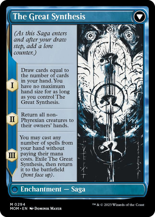Jin-Gitaxias // The Great Synthesis (Showcase Planar Booster Fun) [March of the Machine] [Foil]