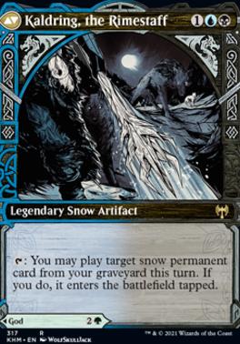 Jorn, God of Winter // Kaldring, the Rimestaff (Showcase) [Kaldheim] [Foil]