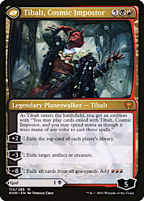 Valki, God of Lies // Tibalt, Cosmic Impostor [Kaldheim] [Foil]