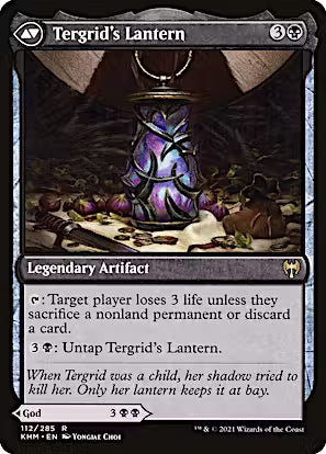 Tergrid, God of Fright // Tergrid's Lantern [Kaldheim] [Foil]