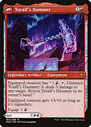 Toralf, God of Fury // Toralf's Hammer [Kaldheim Prerelease Promos]