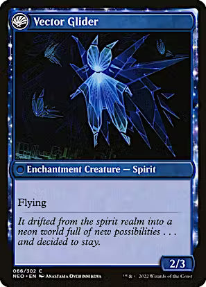 The Modern Age // Vector Glider [Kamigawa: Neon Dynasty] [Foil]
