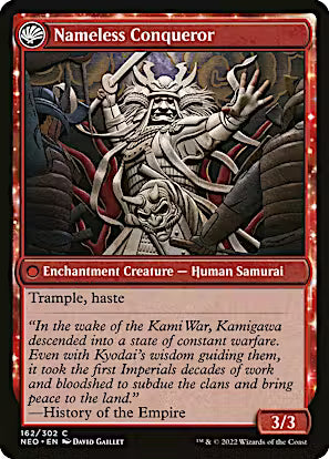 The Shattered States Era // Nameless Conqueror [Kamigawa: Neon Dynasty] [Foil]