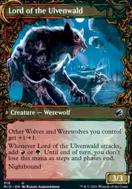 Kessig Naturalist // Lord of the Ulvenwald (Showcase Equinox) [Innistrad: Midnight Hunt] [Foil]