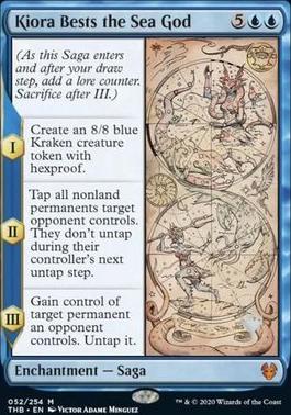 Kiora Bests the Sea God (Promo Pack) [Theros Beyond Death Promos] [Foil]