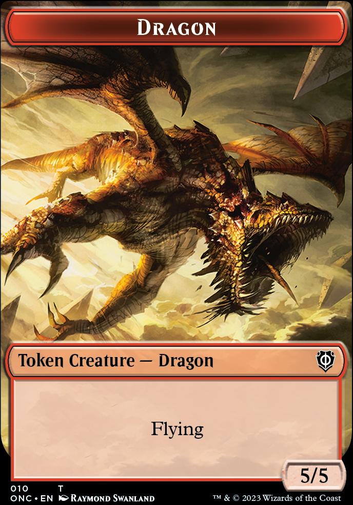 Kobolds of Kher Keep // Dragon Double-Sided Token [Phyrexia: All Will Be One Commander Tokens]