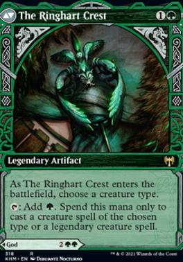 Kolvori, God of Kinship // The Ringhart Crest (Showcase) [Kaldheim] [Foil]