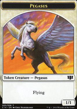 Kor Soldier // Pegasus Double-Sided Token [Commander 2014 Tokens]