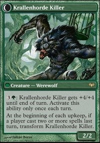Wolfbitten Captive // Krallenhorde Killer [Dark Ascension] [Foil]