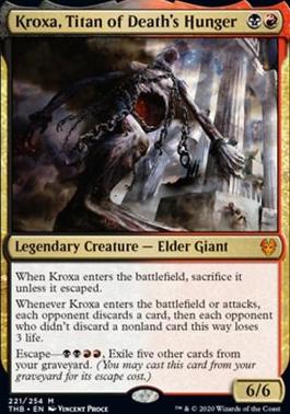 Kroxa, Titan of Death's Hunger (Promo Pack) [Theros Beyond Death Promos] [Foil]