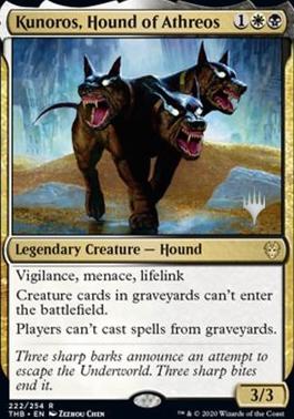 Kunoros, Hound of Athreos (Promo Pack) [Theros Beyond Death Promos] [Foil]