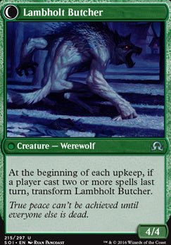 Lambholt Pacifist // Lambholt Butcher [Shadows over Innistrad] [Foil]