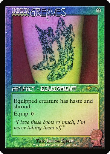 Lightning Greaves (1662) (Rainbow Foil) [Secret Lair Drop Series]