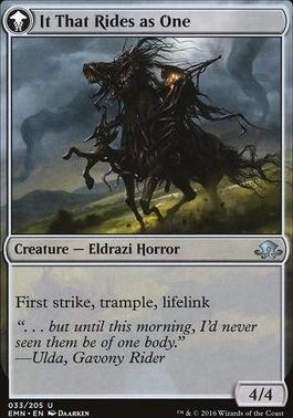 Lone Rider // It That Rides as One [Eldritch Moon] [Foil]