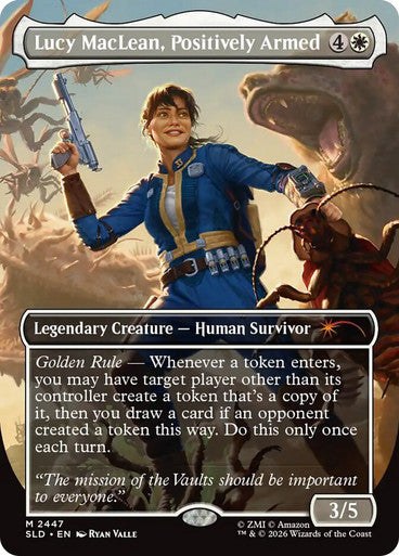 Lucy MacLean, Positively Armed [Secret Lair Drop Series] [Foil]