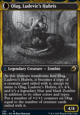 Ludevic, Necrogenius // Olag, Ludevic's Hubris [Innistrad: Double Feature] [Foil]