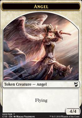 Manifest // Angel Double-Sided Token [Commander 2018 Tokens]