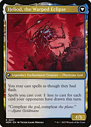Heliod, the Radiant Dawn // Heliod, the Warped Eclipse [March of the Machine] [Foil]