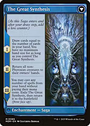 Jin-Gitaxias // The Great Synthesis [March of the Machine Prerelease Promos]