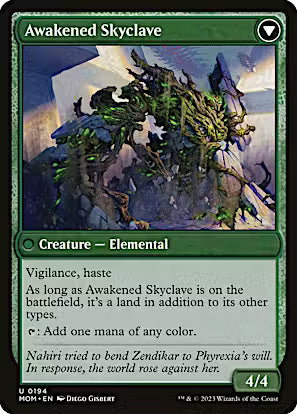 Invasion of Zendikar // Awakened Skyclave [March of the Machine] [Foil]