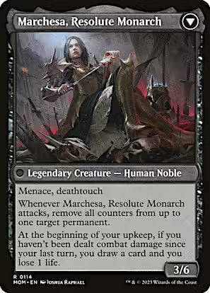 Invasion of Fiora // Marchesa, Resolute Monarch [March of the Machine] [Foil]