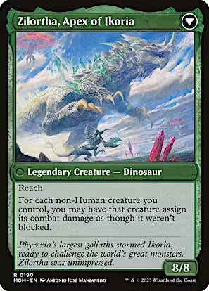Invasion of Ikoria // Zilortha, Apex of Ikoria [March of the Machine] [Foil]