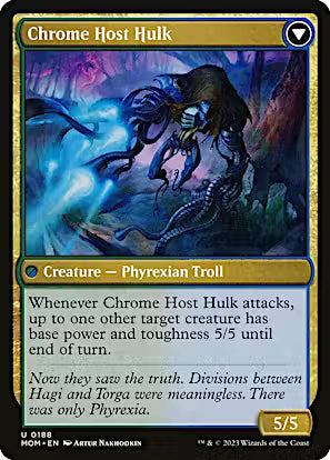 Gnottvold Hermit // Chrome Host Hulk [March of the Machine] [Foil]