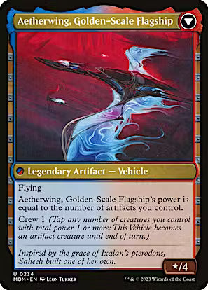 Invasion of Kaladesh // Aetherwing, Golden-Scale Flagship [March of the Machine] [Foil]