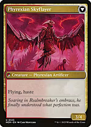 Harried Artisan // Phyrexian Skyflayer [March of the Machine] [Foil]