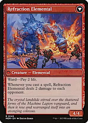 Invasion of Karsus // Refraction Elemental [March of the Machine] [Foil]