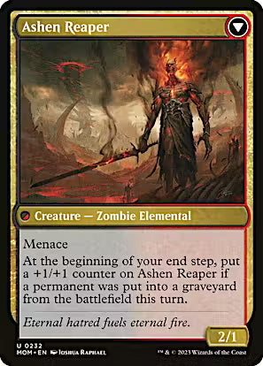 Invasion of Azgol // Ashen Reaper [March of the Machine] [Foil]