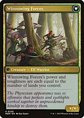 Invasion of Lorwyn // Winnowing Forces [March of the Machine] [Foil]