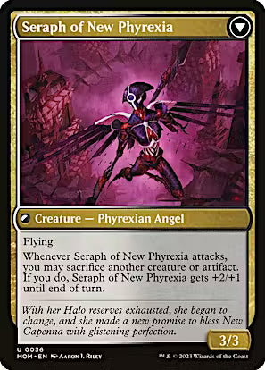 Seraph of New Capenna // Seraph of New Phyrexia [March of the Machine] [Foil]