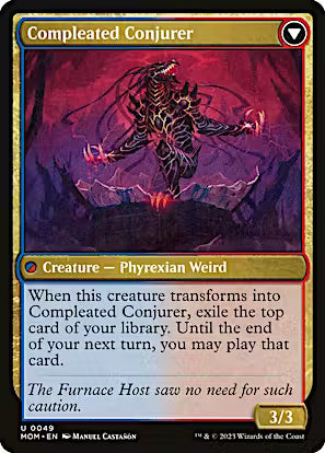 Captive Weird // Compleated Conjurer [March of the Machine] [Foil]