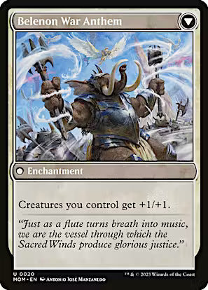 Invasion of Belenon // Belenon War Antherm [March of the Machine] [Foil]