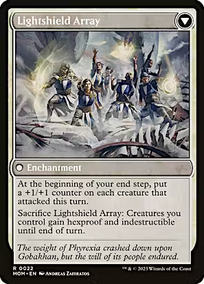 Invasion of Gobakhan // Lightshield Array [March of the Machine] [Foil]