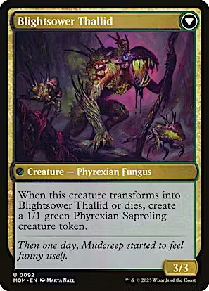 Blightreaper Thallid // Blightsower Thallid [March of the Machine] [Foil]