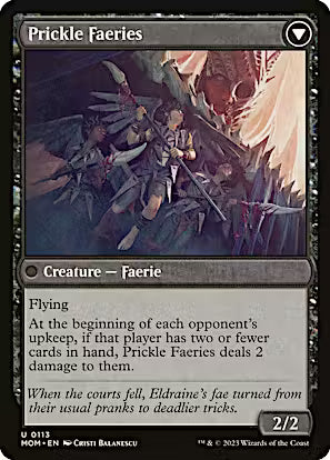 Invasion of Eldraine // Prickle Faeries [March of the Machine] [Foil]