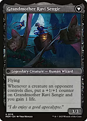 Invasion of Ulgrotha // Grandmother Ravi Sengir [March of the Machine] [Foil]