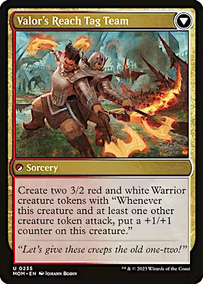 Invasion of Kylem // Valor's Reach Tag Team [March of the Machine] [Foil]