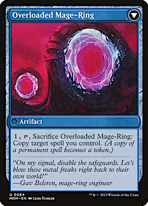 Invasion of Vryn // Overloaded Mage-Ring [March of the Machine] [Foil]