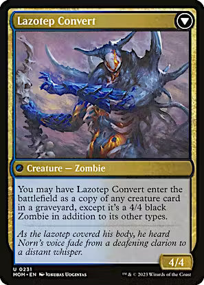 Invasion of Amonkhet // Lazotep Convert [March of the Machine] [Foil]