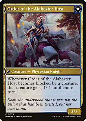 Order of the Mirror // Order of the Alabaster Host [March of the Machine] [Foil]